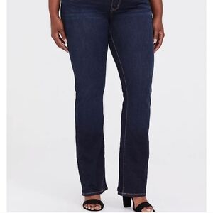Torrid Dark Wash Relaxed Bootcut Jeans Size 14R